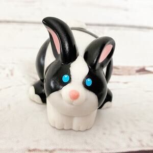 Vintage 1997 Little People Blue Eyes Bunny Rabbit Figure